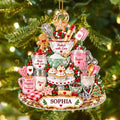Baked With Love, Personalized Custom Acrylic Ornament, Gift For Bakers - 1
