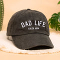 Custom Dad Life Hat with Kid Name, Personalized Embroidered Gift for Dad Father's Day