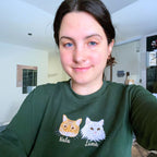 Cat Lover Multi-pack: Embroidered Crewneck Sweatshirts & Hoodies