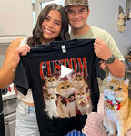 Custom Unique Vintage Photo Pet Tee/Sweatshirt/Hoodie
