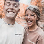 Custom Roman Numeral Date Couple's Hooide💕Sweatshirt