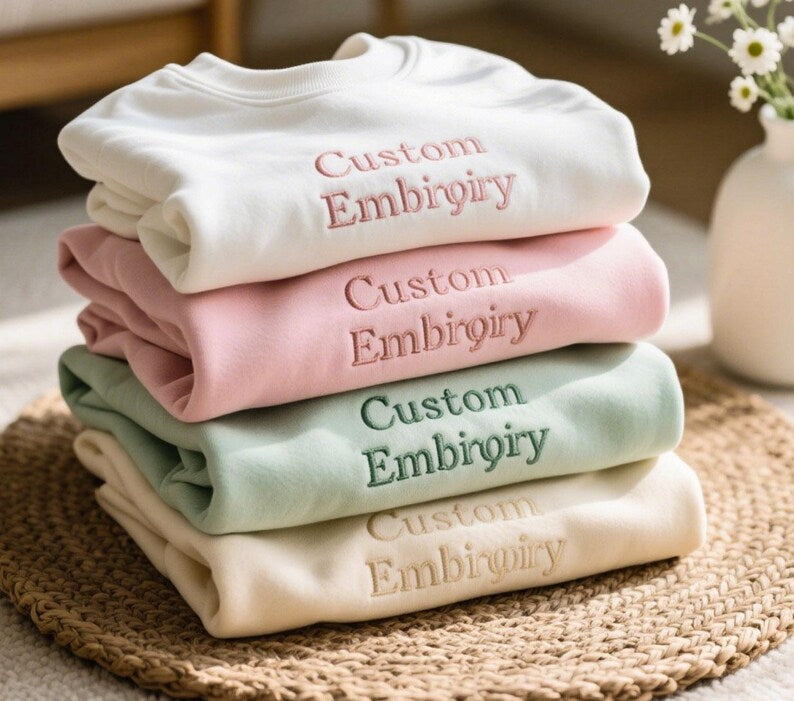 Custom Embroidered Clothes with Your Design