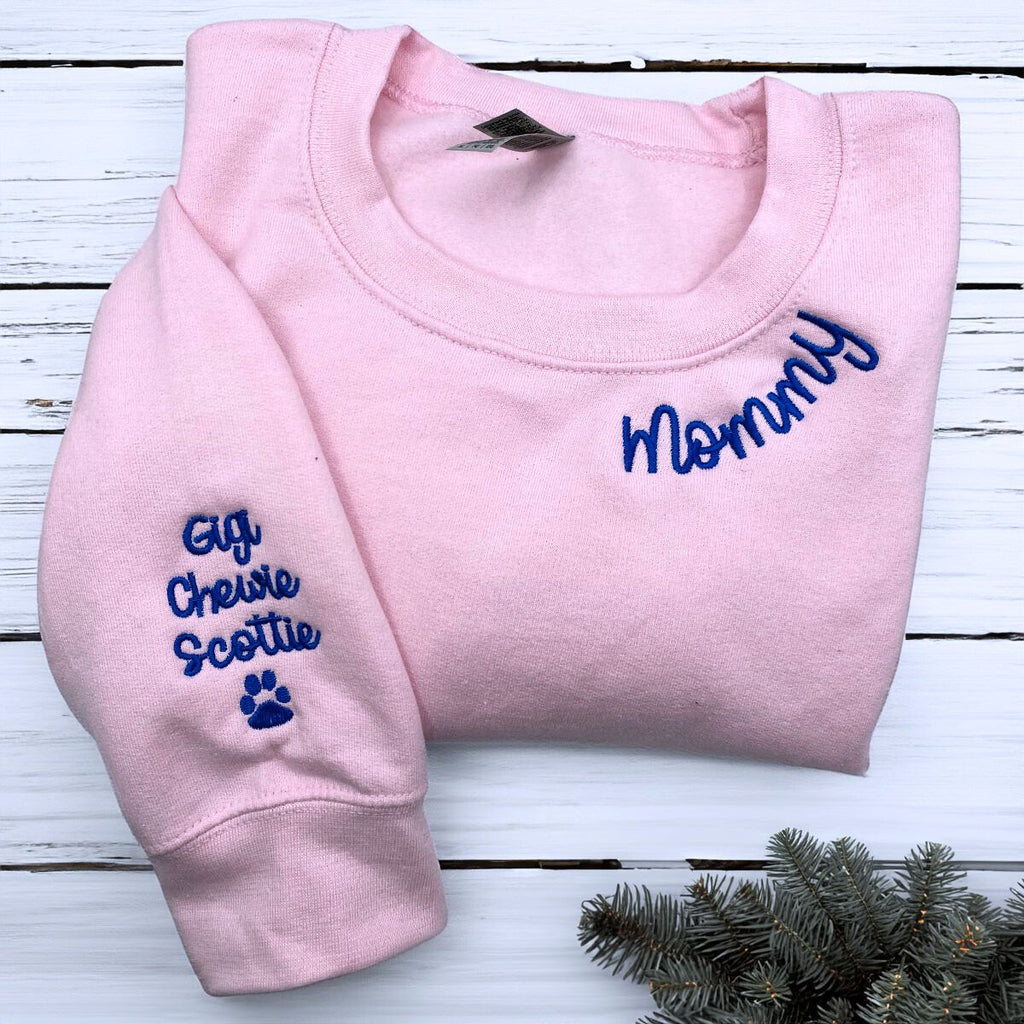 Mama Multi-pack: Embroidered Crewneck Sweatshirts & Hoodies