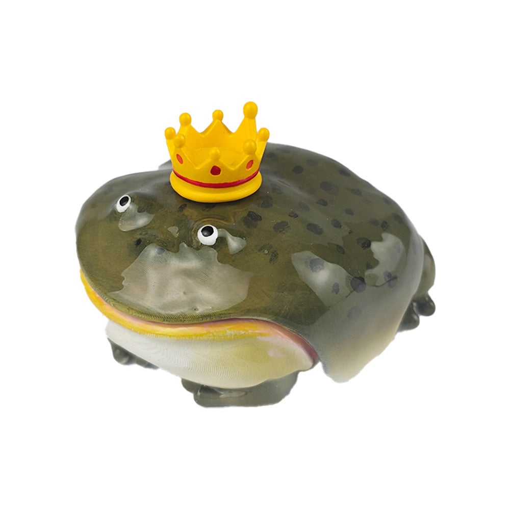 Creative Bowknot Crown Frog Earphone Case