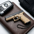 Glock 17 Mini Pistol Keychain - Full Metal Simulation Model