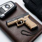 Glock 17 Mini Pistol Keychain - Full Metal Simulation Model