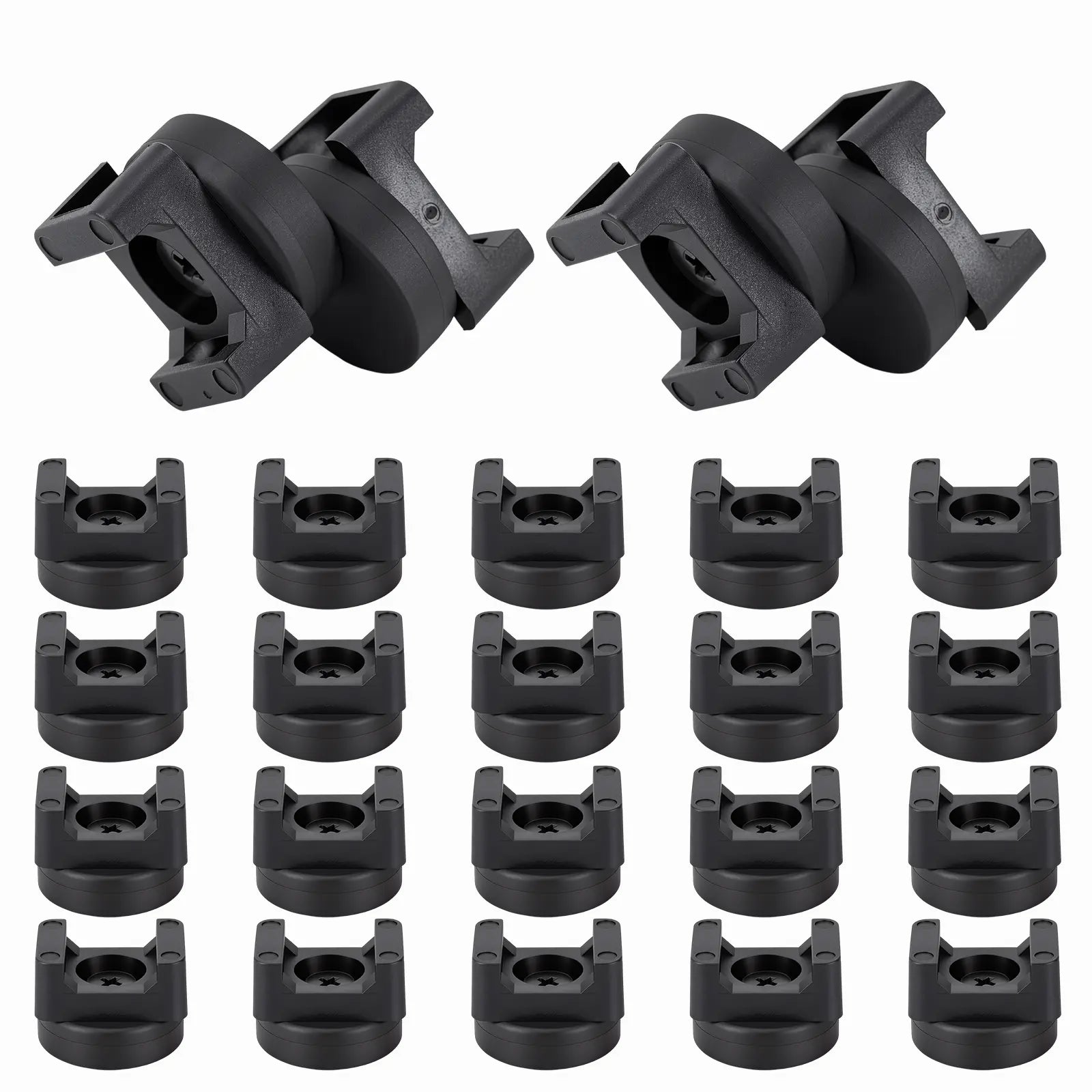 22mm Magnetic Cable Tie Mounts, 22lbs Strong Wire Holders for Home, Office, Marine & Electrical Cable Management