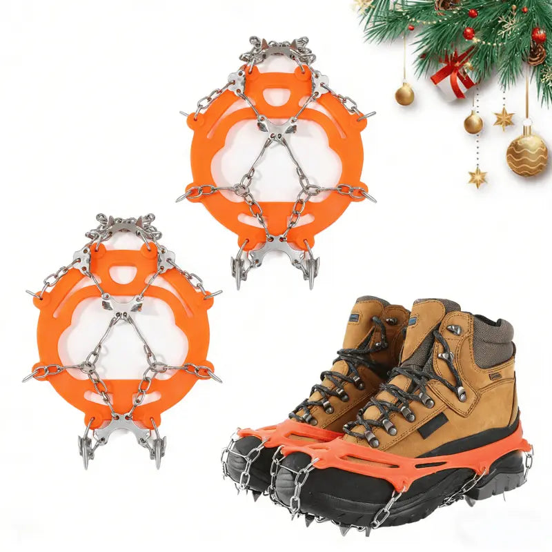 Lightweight Anti-Slip Ice Cleats for Shoes & Boots