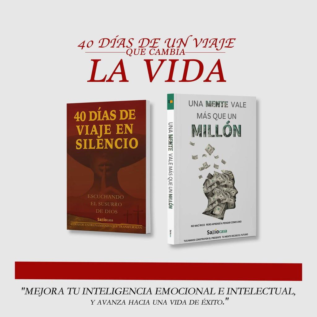 40-Day Personal Growth Book Set, Emotional Intelligence Guide & Success Mindset Manual with Daily Reflection Practices
