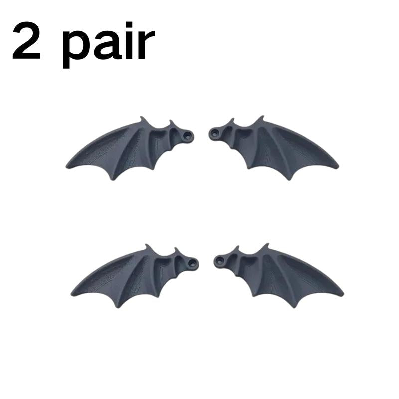 2-Piece Bat Wing License Plate Decoration Set