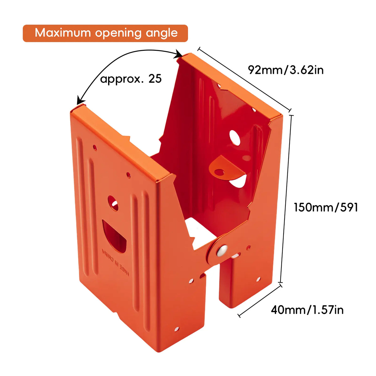 GJANSH 2-Pack Adjustable 2×4 Sawhorse Brackets