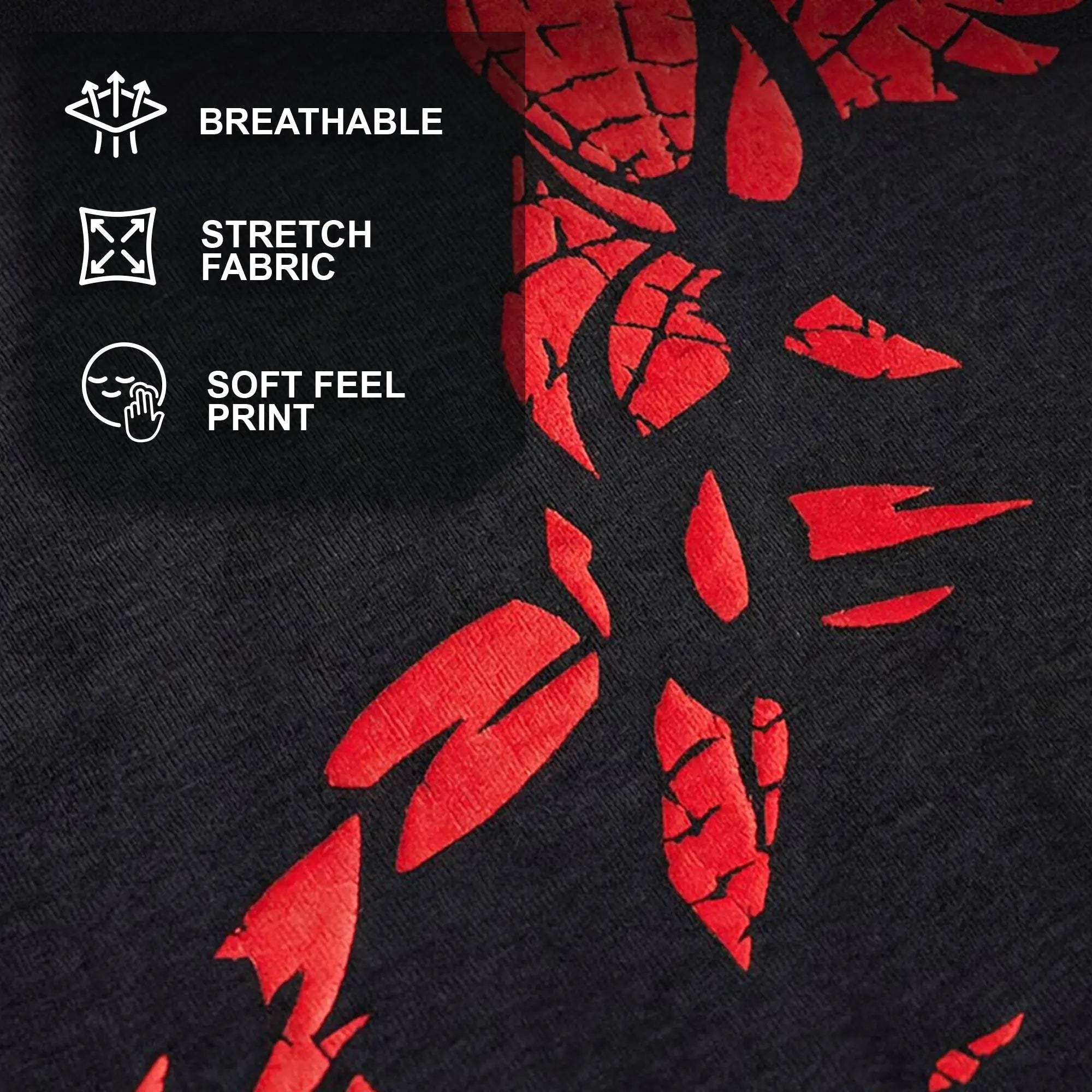 Marvel: Spider-Man Vintage Red Wraith Shadow Pose Mens T Shirt