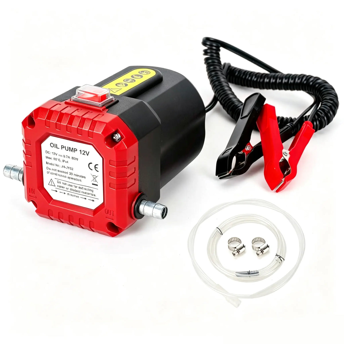 GJANSH 12V 80W Oil & Diesel Transfer Pump Kit