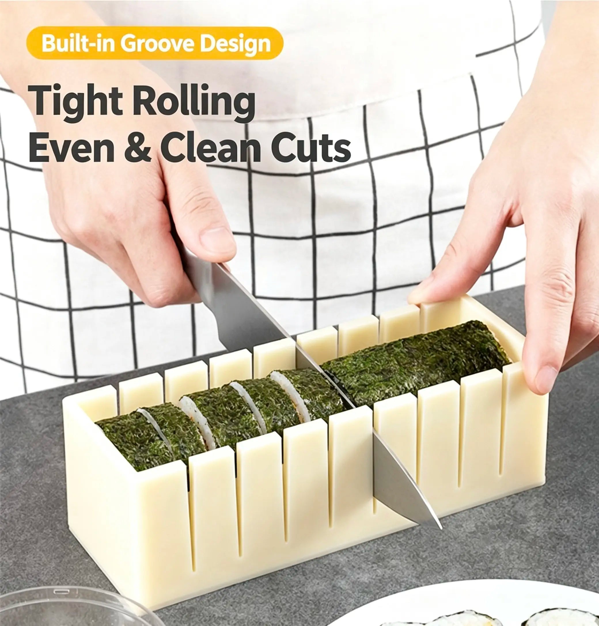 Sushi Mold Set with Cutting Guides