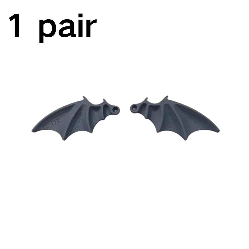 2-Piece Bat Wing License Plate Decoration Set