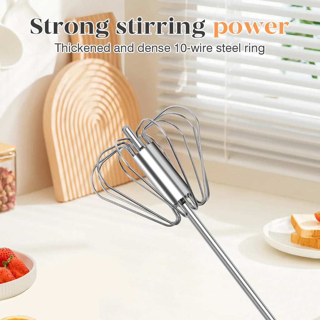 Stainless Steel Push Whisk