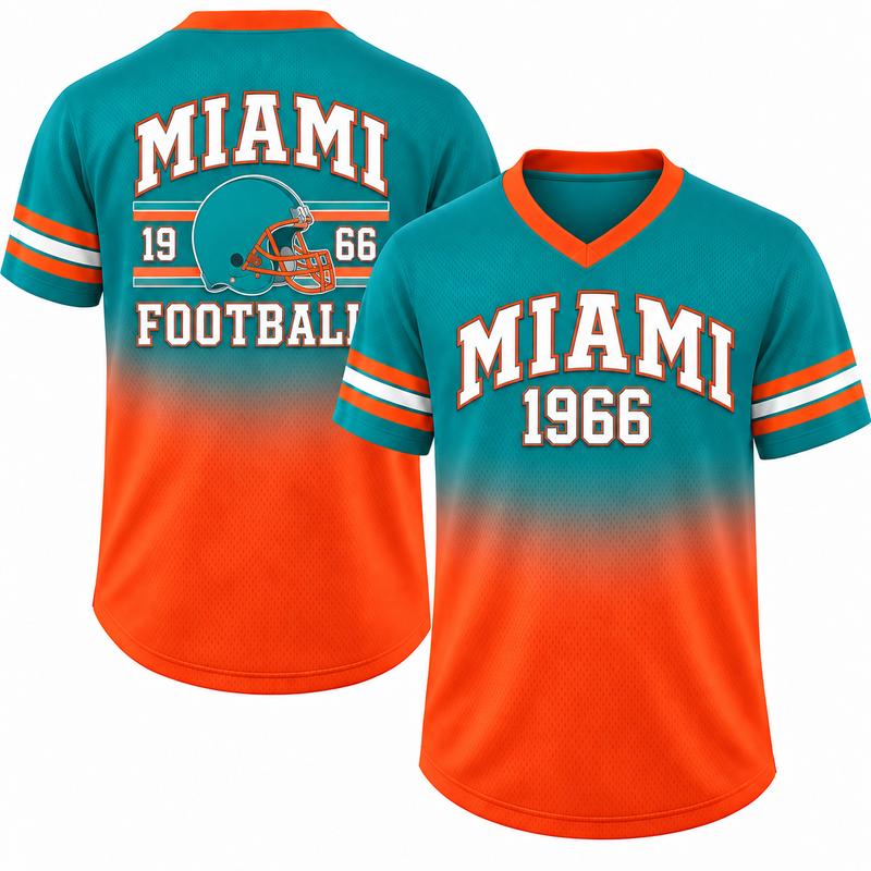 Unisex Game Day Gradient V-Neck Mesh Jersey
