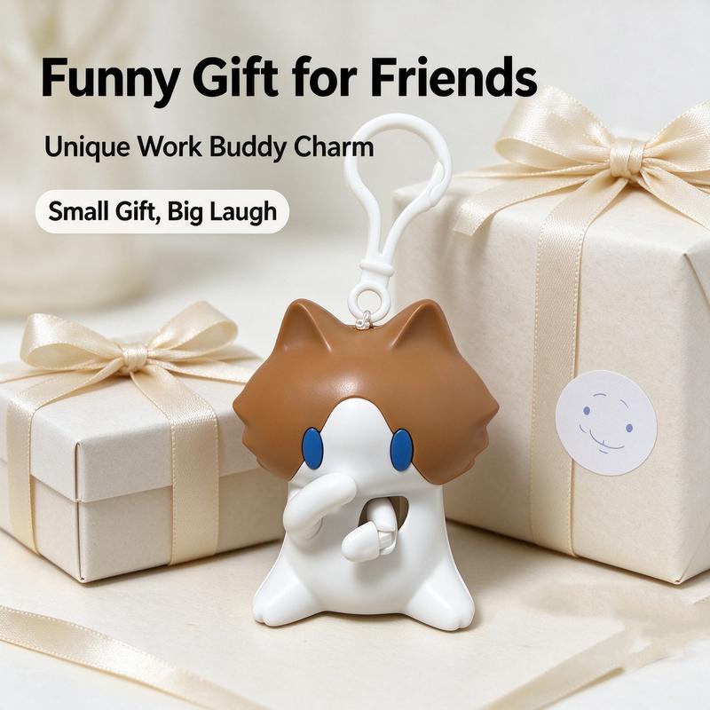 Interactive Kitten Pendant, Bag Charm Gift Package with Decorative Accessories for Luggage & Bag Accessories Collection