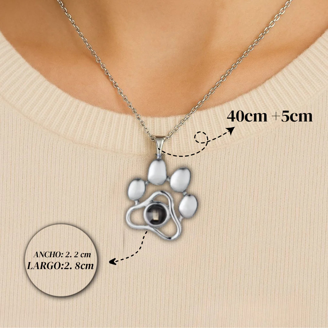 Memory Footprint Necklace