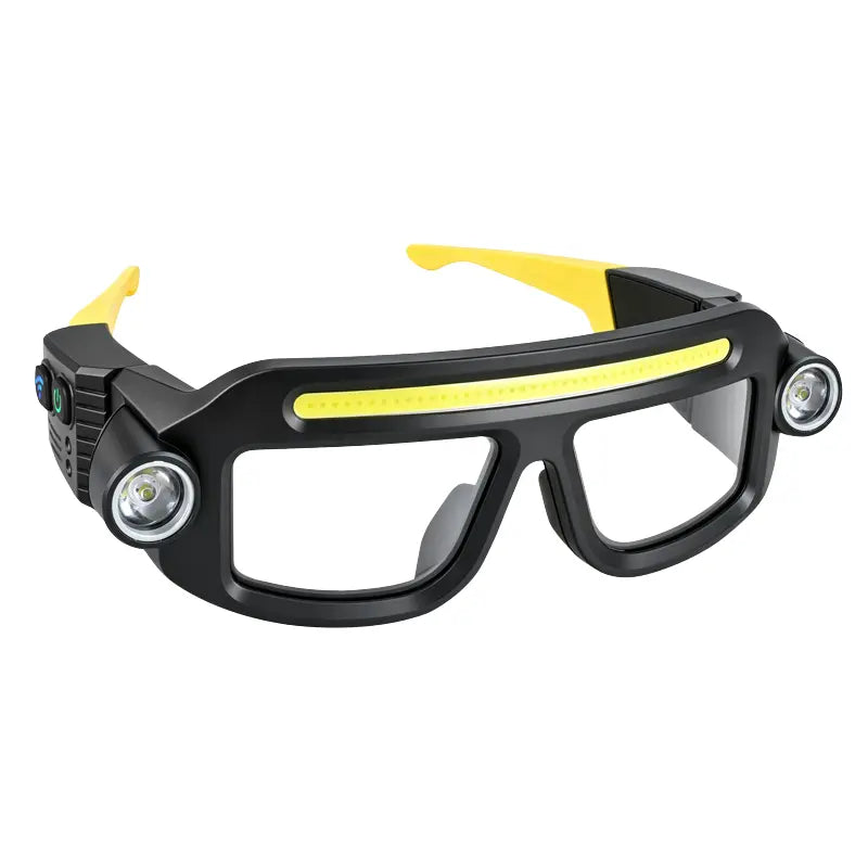 JOYTUTUS Rechargeable 5-Mode LED Headlamp Glasses with Motion Sensor