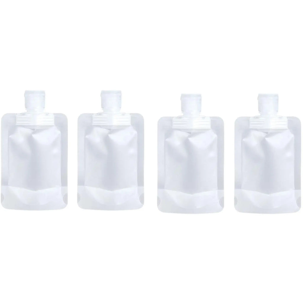 12 Counts Reusable Plastic Pouches, Versatile Liquid Carriers for Picnics and Outings