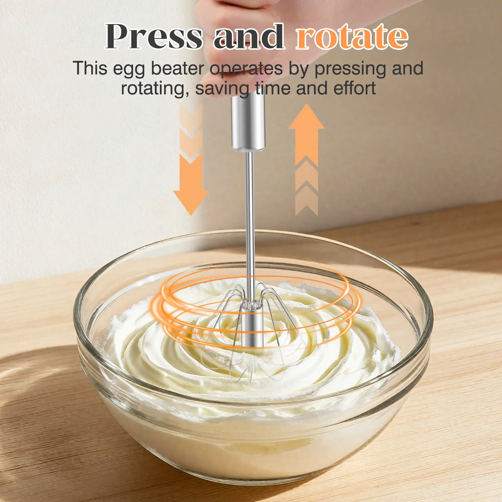 Stainless Steel Push Whisk
