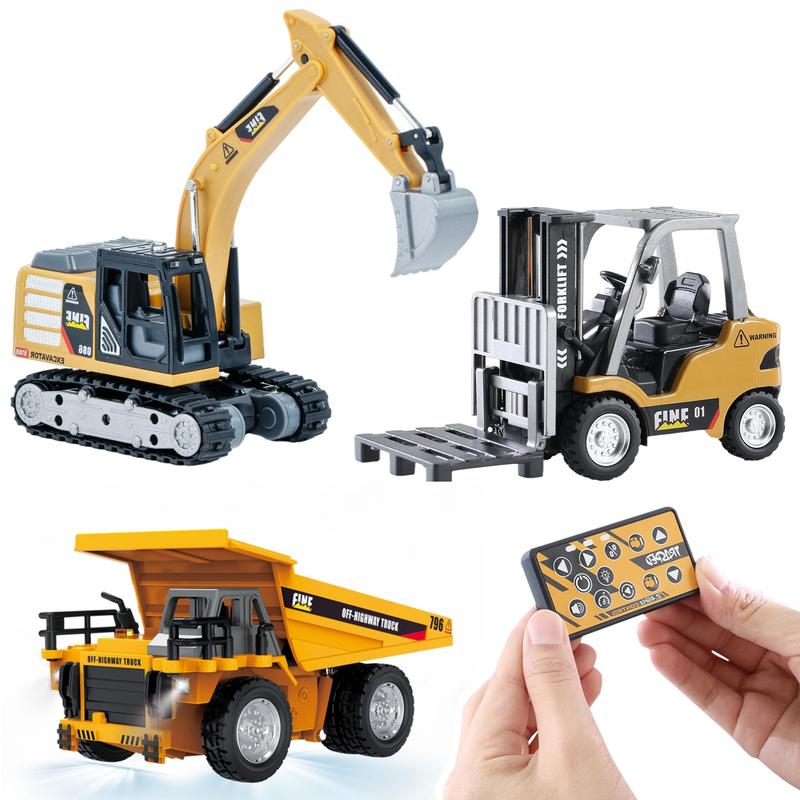1:64 Mini RC Forklift with Lights, Sounds, Fork & Hook