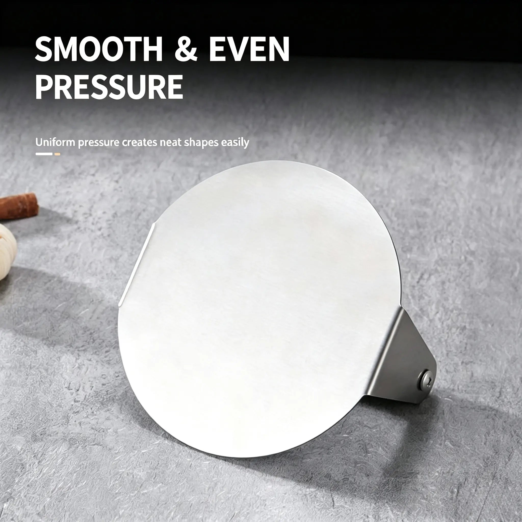 4.72" Stainless Steel Smash Burger Press, Non-Stick Grill Smasher for Burgers & Bacon on Flat Top Grills