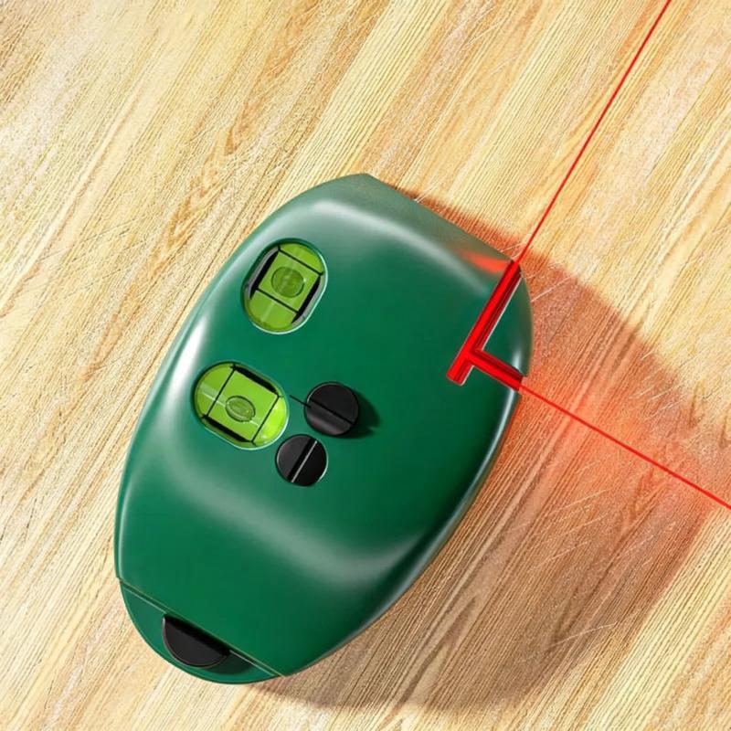 Self-Leveling 90° Red Laser Layout Tool for Parallel Marking