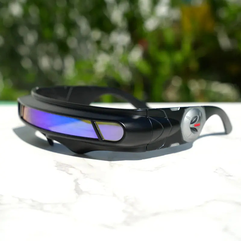 X-Energy Sunglasses Future Hero Visor Cyberpunk Eyewear Props, Party Cosplay Festival Comic Game Lens
