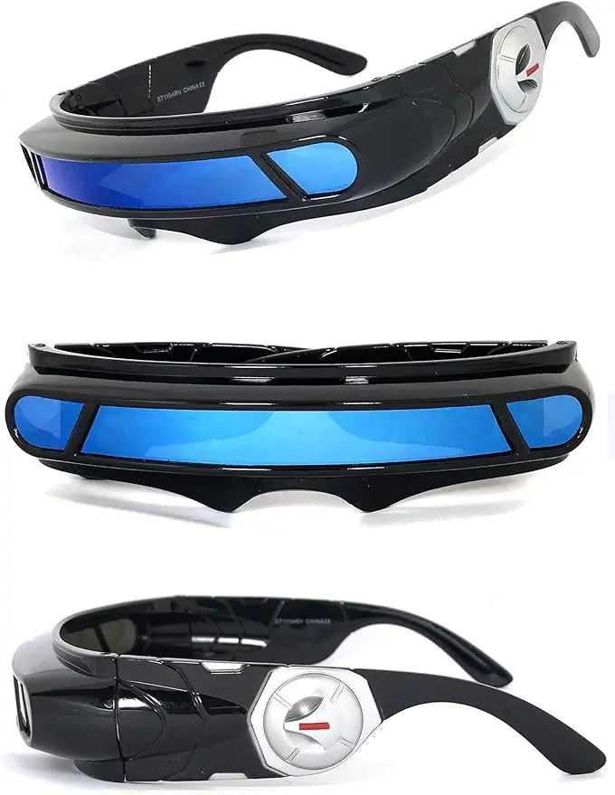 X-Energy Sunglasses Future Hero Visor Cyberpunk Eyewear Props, Party Cosplay Festival Comic Game Lens