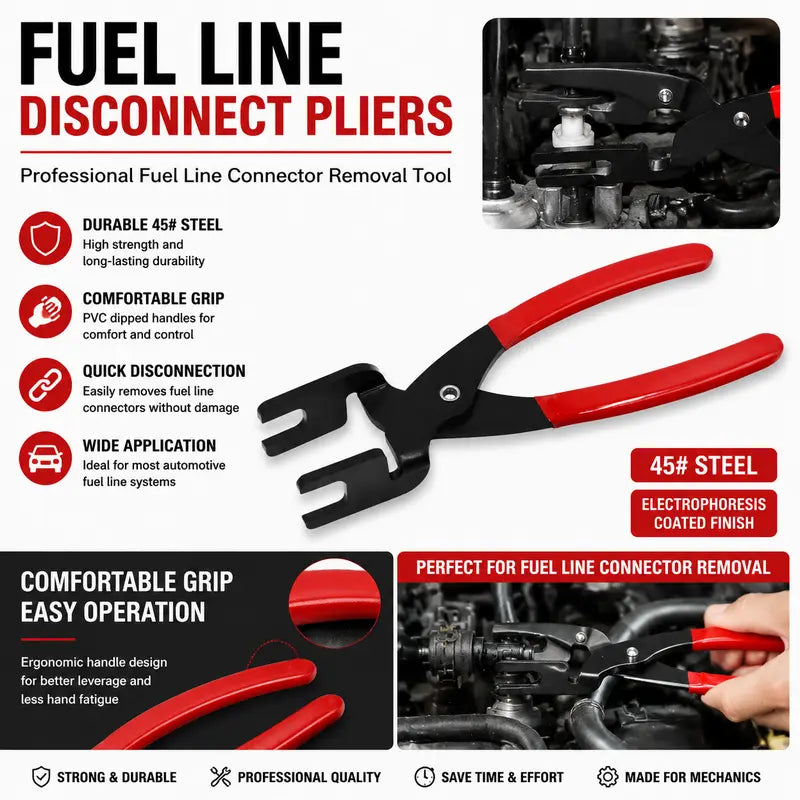 A/C & Fuel Line Quick Disconnect Pliers