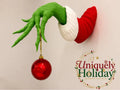 Mischievous Green Hand Christmas Ornament Hanger