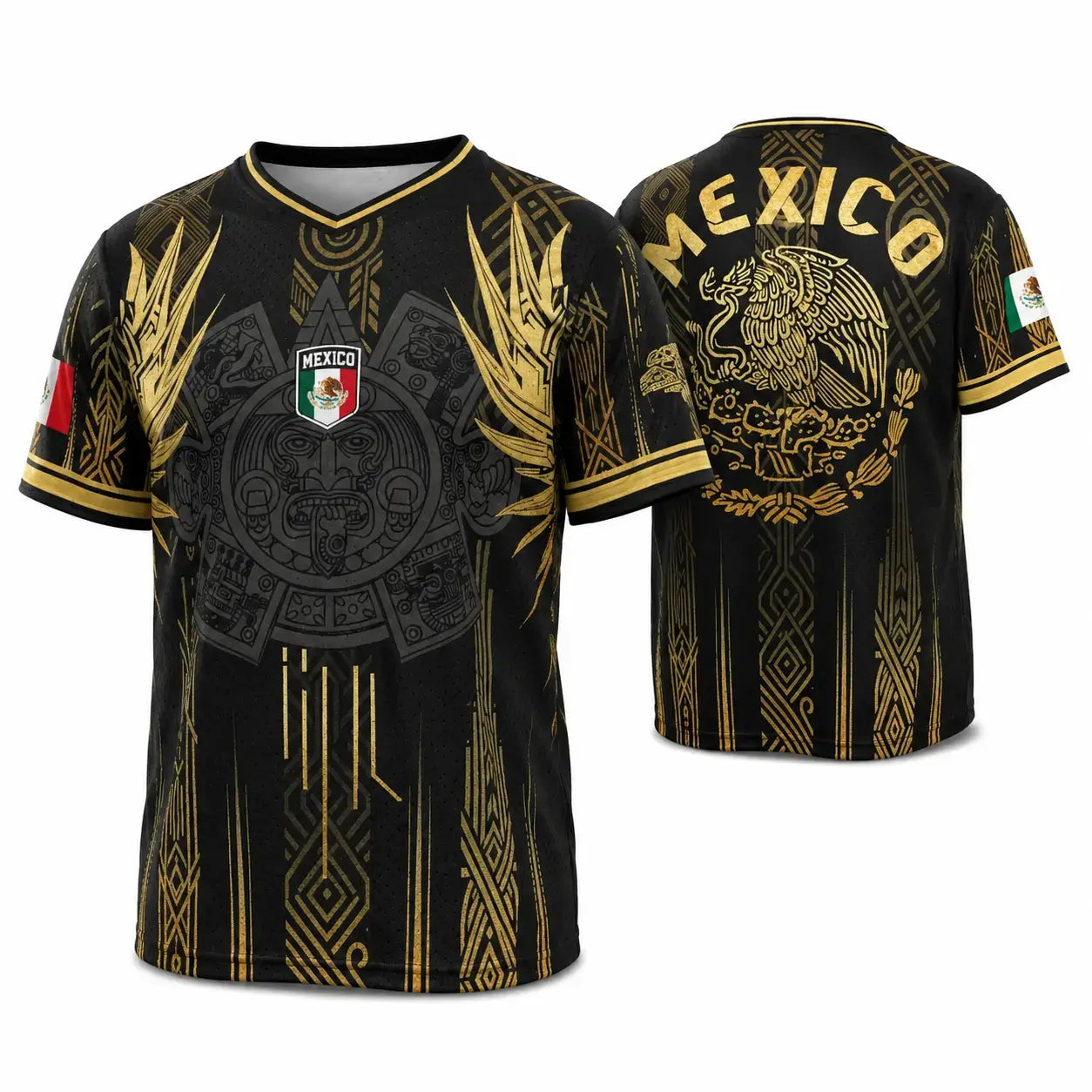USA & Mexico Dual Heritage Split Soccer Jersey