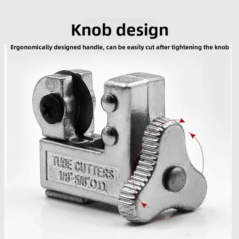 1/8–5/8 in Mini Tube Cutter for Metal & Plastic Pipes