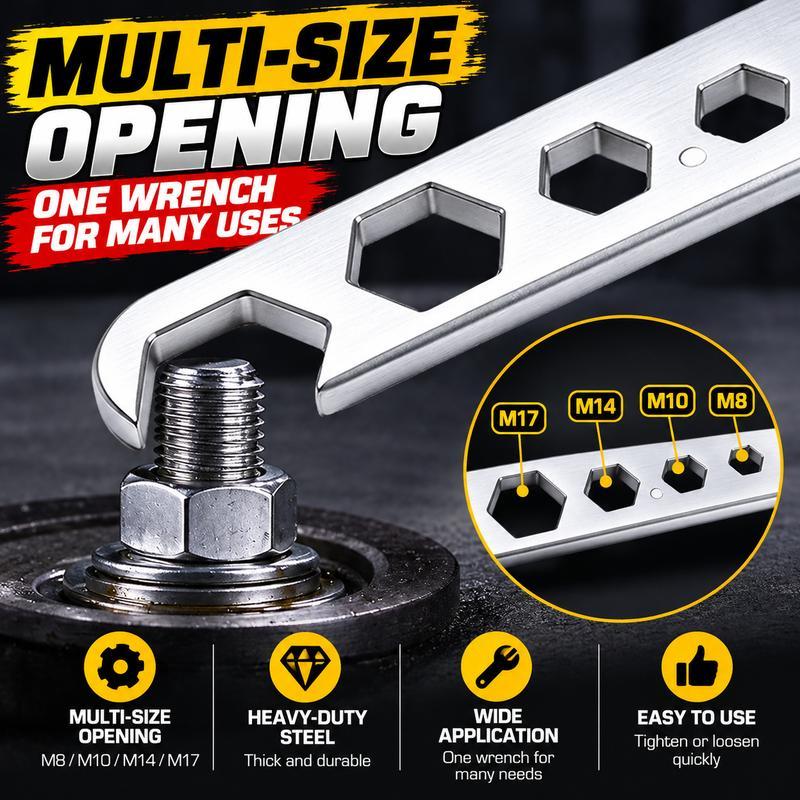 Adjustable 4-Prong Angle Grinder & Polisher Spanner Wrench