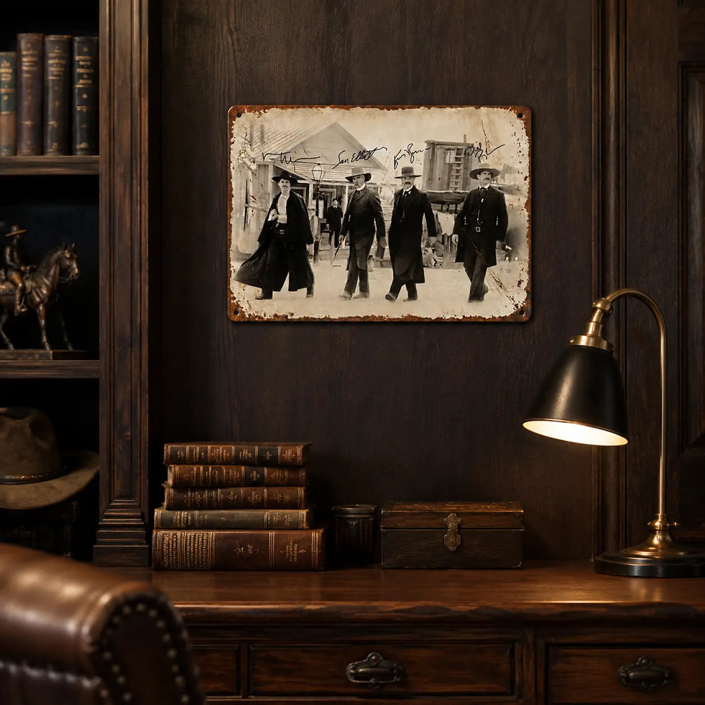 Doc Holliday Wyatt Earp Western Movie Wall Art Sign