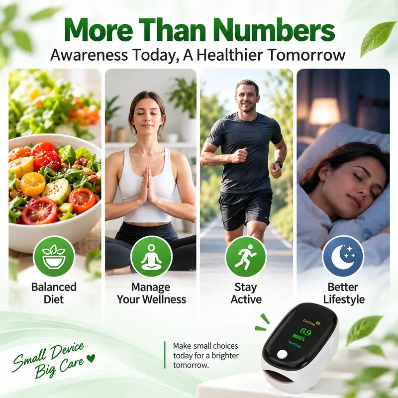 Non-Invasive Fingerstick Blood Glucose Meter—Results in 5 Seconds—The Perfect Gift for Seniors