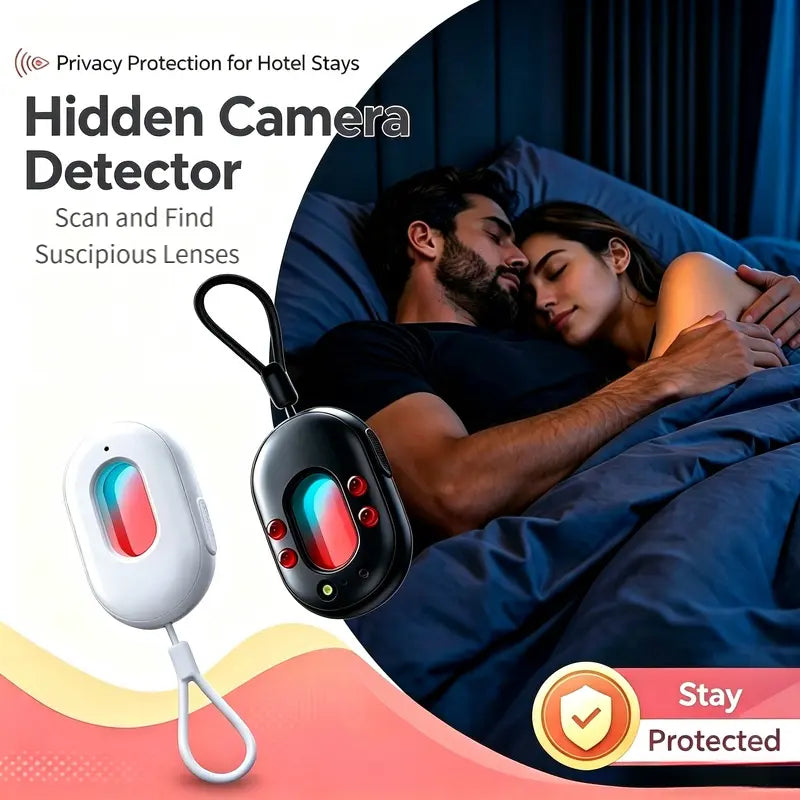 3-Mode Infrared Hidden Camera Detector with Sound & Vibration Alerts