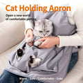 Adjustable Cat Holding & Grooming Apron with Leg Openings