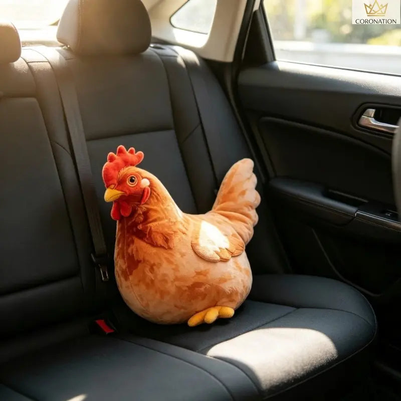 Realistic Chicken-Shaped Plush Pillow & Decorative Cushion