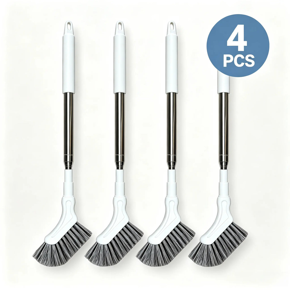 Adjustable Telescopic Long-Handle Crevice Cleaning Brush