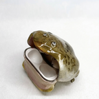 Creative Bowknot Crown Frog Earphone Case
