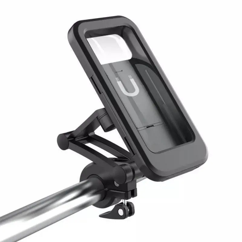 Waterproof 360° Bike & Motorcycle Phone Mount Case – 4–6.7 in