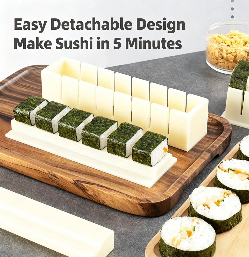 Sushi Mold Set with Cutting Guides