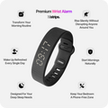 Onyx Silent Vibrating Wrist Alarm Clock – 3 Alarms, 2 Vibration Levels, 14+ Day Battery