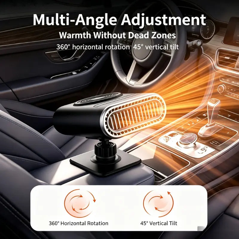 12V Portable Car Heater & Windshield Defogger
