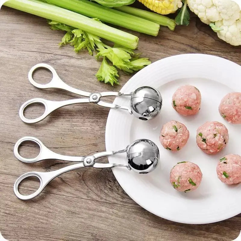 Stainless Steel Meatball Maker & Portion Scoop