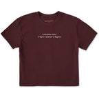 Women's I Have a Master's Degree Short Sleeve Crusher Boxy Tee