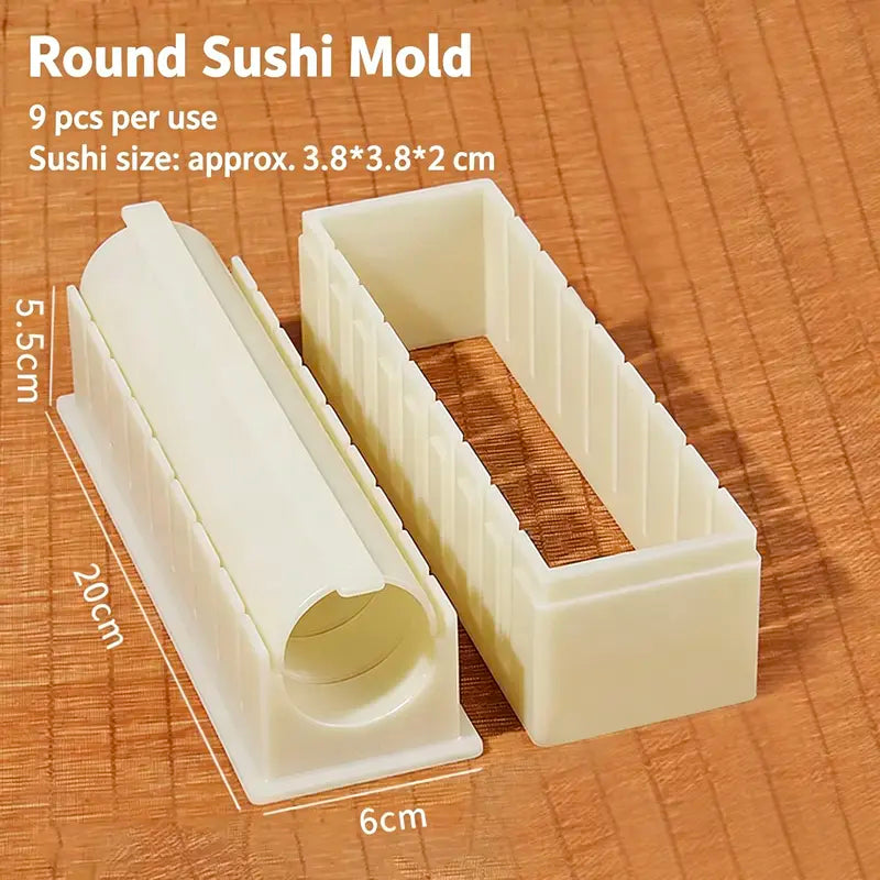 Sushi Mold Set with Cutting Guides
